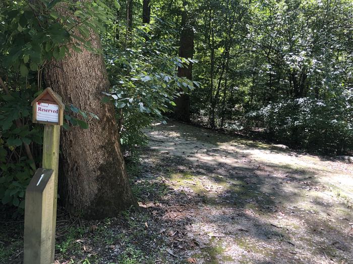 A photo of Site 001 of Loop CAVE MOUNTAIN LAKE FAMILY CAMP at CAVE MOUNTAIN LAKE FAMILY CAMP with No Amenities Shown