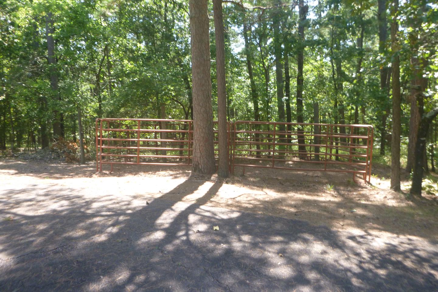 Horse pen at site 3Site 3 horse pen