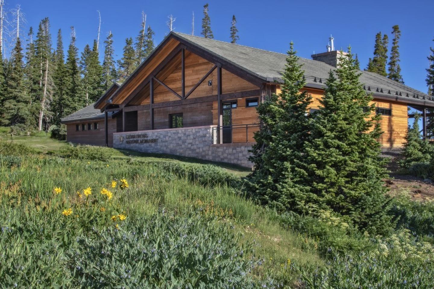 New Cedar Breaks Visitor CenterThe new Visitor Center nestled amongst wildflowers and forest