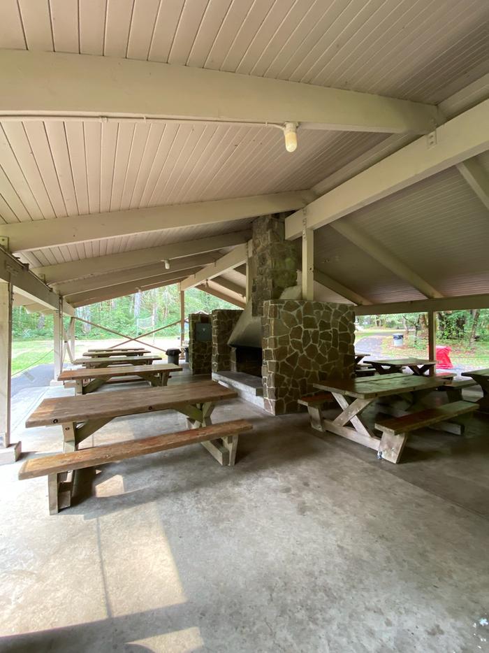 North Mountain View Shelter Picnic TablesNorth Mountain View Shelter 12 Picnic Tables