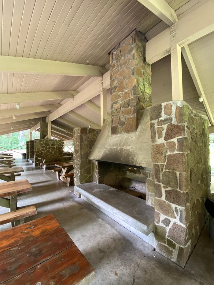 North Mountain View Shelter FireplaceFireplace available unless it is Fire Season