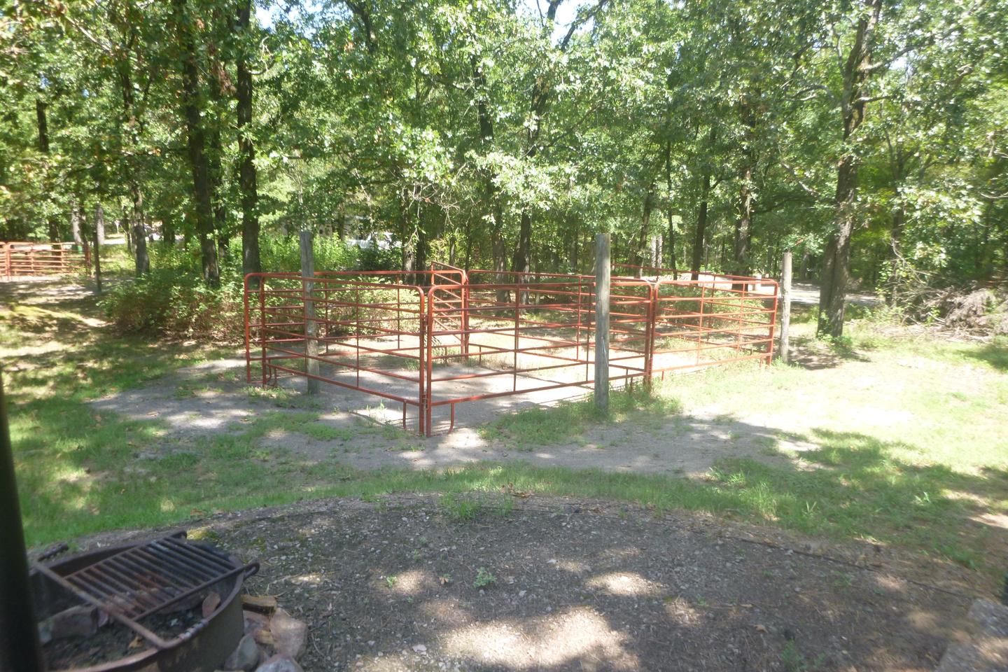 Horse pen at site 12