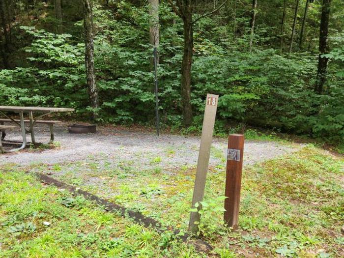 Another site located near the day use parkingWelcome to site #18 just a few feet from the trailhead taking you to Horse trough Falls, enjoy your stay.