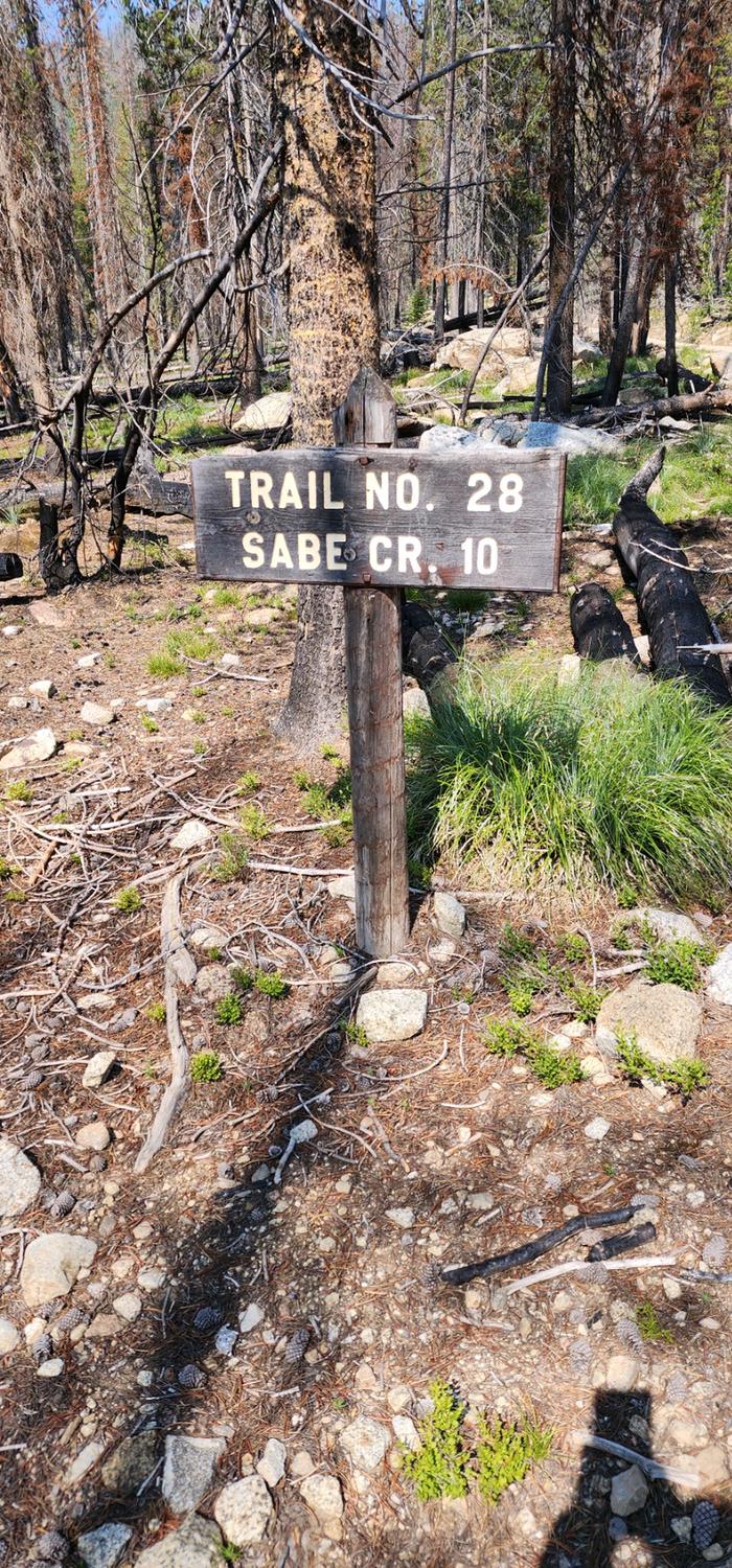 Sign at the Road #468 turnoff to Horse Heaven Cabin