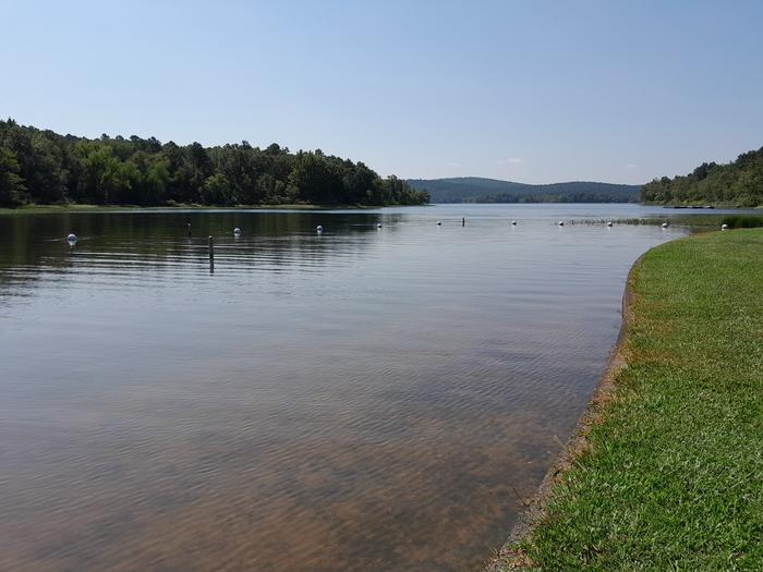 Little Pines Swim SiteDesignated swim site at Little Pines Recreation Area