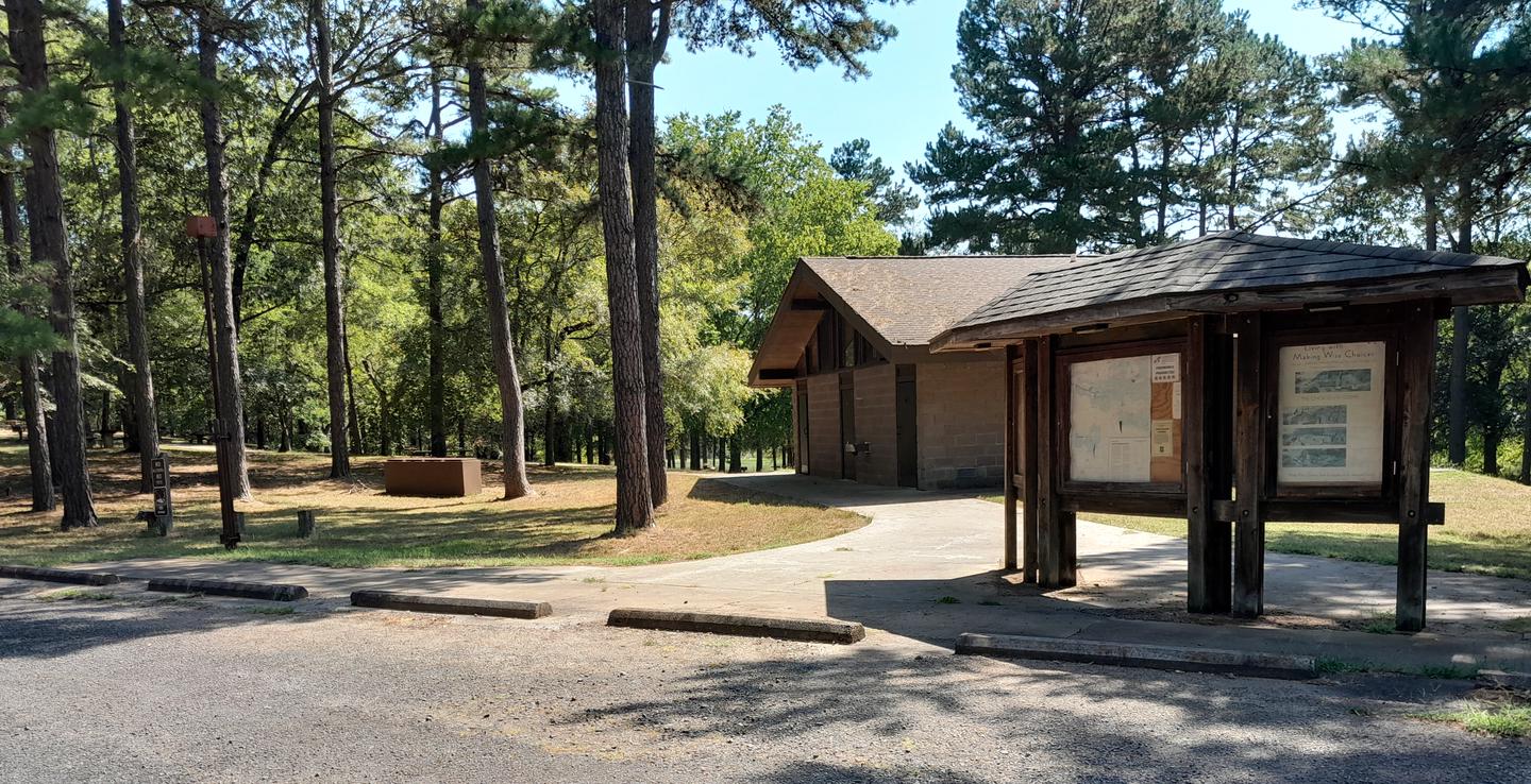 Little Pines Bathhouse & Information Boards