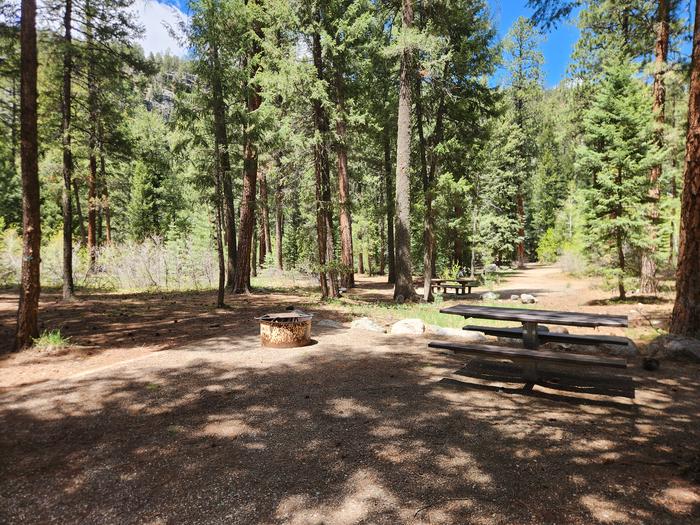 B17 Picnic table and fire ring backs up to C15