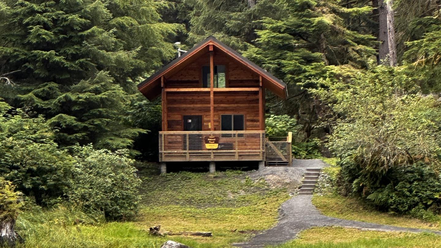 Front of Anan Bay Cabin