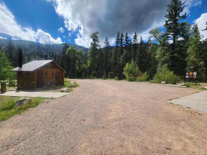 Site has its own toilet and potable water spigots (no RV hookup)