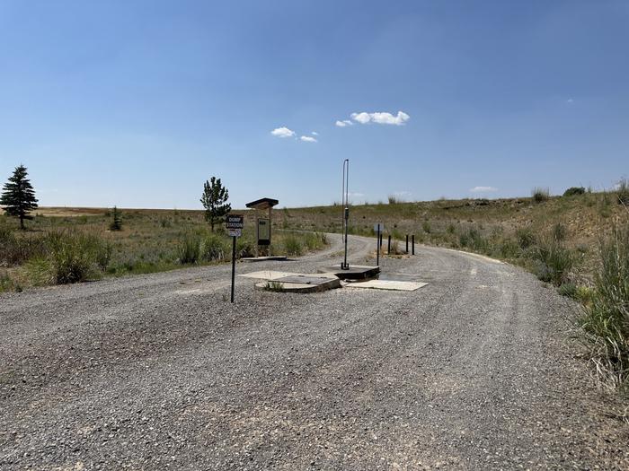 Blackfoot Reservoir Campground RV Dump Station, Potable Water