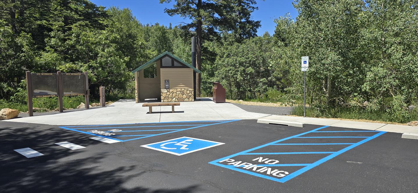 Bathroom and Parking area