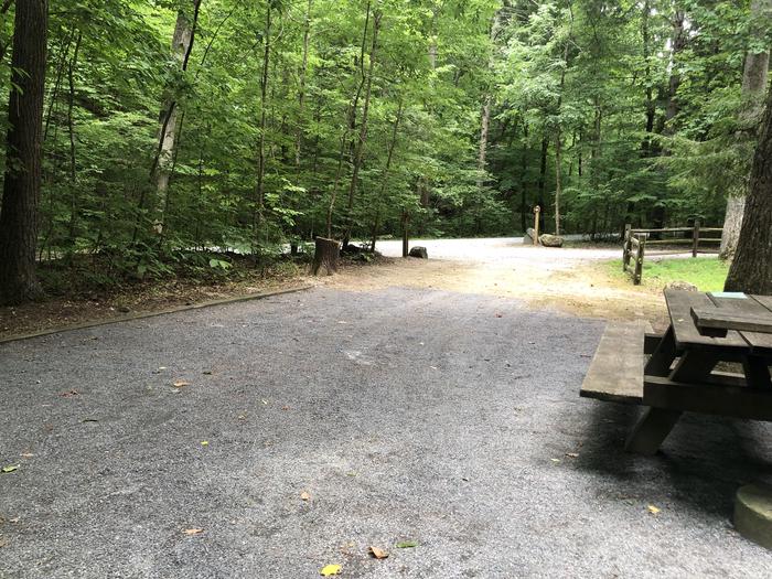 A photo of Site 040 of Loop B at CAVE MOUNTAIN LAKE FAMILY CAMP with No Amenities Shown