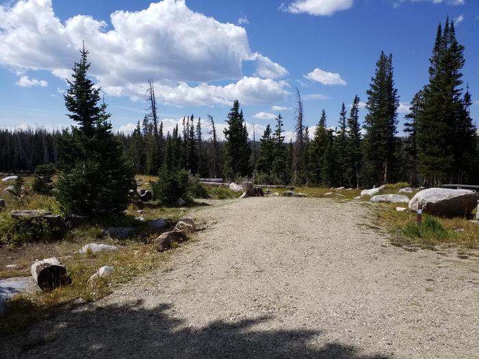 Brooklyn Lake CG site 8 parking area