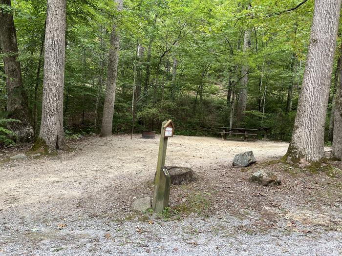 A photo of Site 021 of Loop CAVE MOUNTAIN LAKE FAMILY CAMP at CAVE MOUNTAIN LAKE FAMILY CAMP with No Amenities Shown