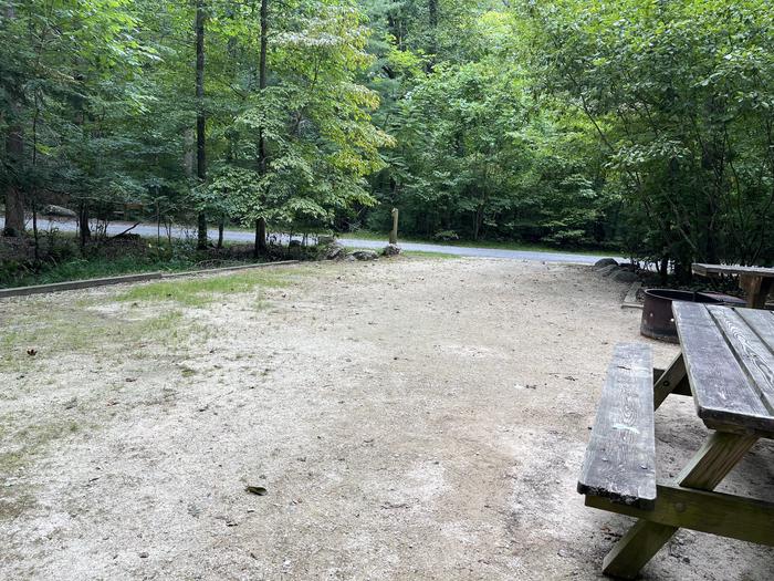 A photo of Site 022 of Loop CAVE MOUNTAIN LAKE FAMILY CAMP at CAVE MOUNTAIN LAKE FAMILY CAMP with Shade, Tent Pad