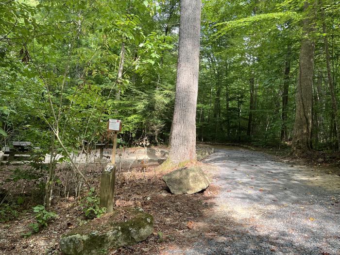 A photo of Site 032 of Loop B at CAVE MOUNTAIN LAKE FAMILY CAMP with No Amenities Shown