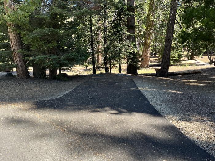 Parking pad  showing clear area around siteParking pad