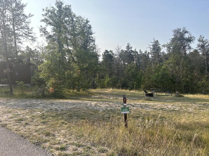 A photo of Site 7 of Loop Lower at Kneff Lake Campground with Picnic Table, Electricity Hookup