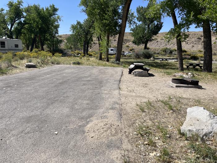 A photo of Site 37 of Loop B at GREEN RIVER CAMPGROUND with Picnic Table, Fire Pit