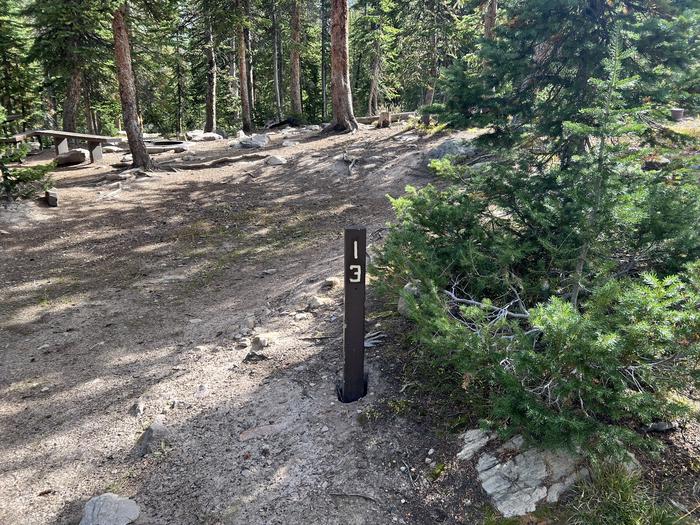 A photo of Site 13 of Loop BUTTR at Butterfly Campground with No Amenities Shown