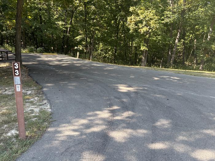 A photo of Site 033 of Loop ALEG at COON CREEK (IL) with Tent Pad