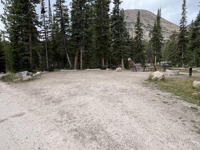 A photo of Site 008 of Loop A at MIRROR LAKE with No Amenities Shown