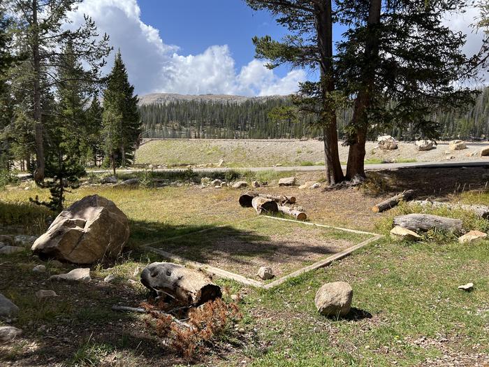 A photo of Site 001 of Loop TRIA at TRIAL LAKE CAMPGROUND with Tent Pad