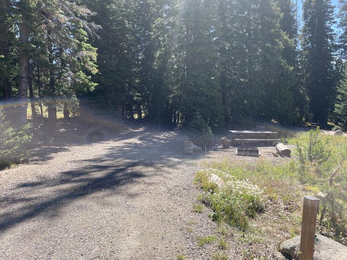 A photo of Site 006 of Loop DUMONT at DUMONT CAMPGROUND with Picnic Table driveway