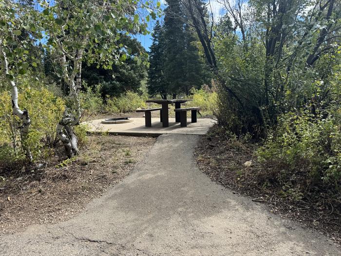 A photo of Site C03 of Loop C at PAYSON LAKES with Picnic Table, Fire Pit