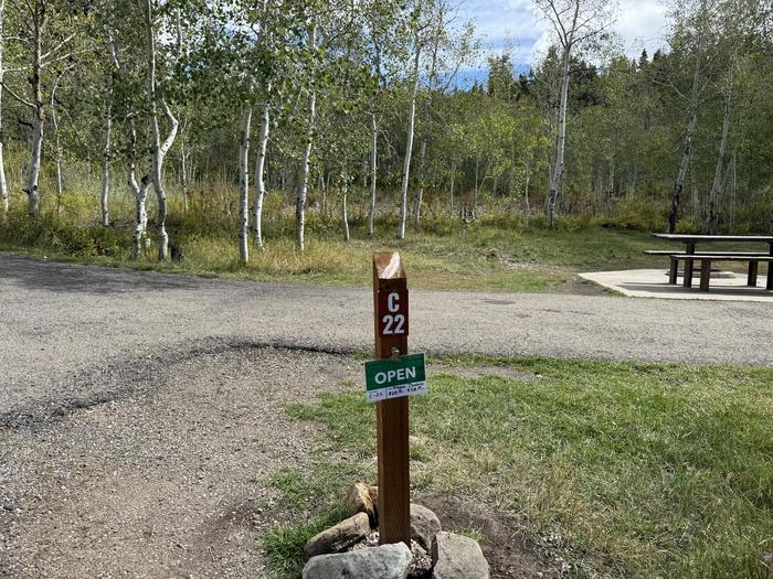 A photo of Site C22 of Loop C at PAYSON LAKES with No Amenities Shown