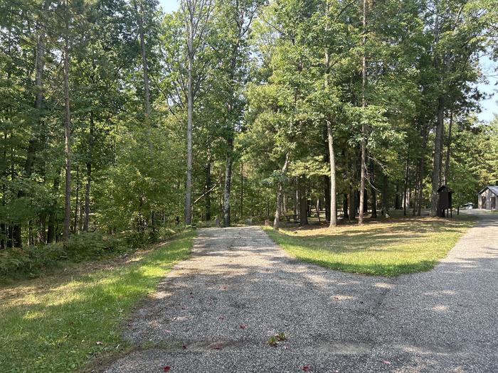 A photo of Site 13 of Loop Island Lake at Island lake (MI) with Picnic Table, Fire Pit