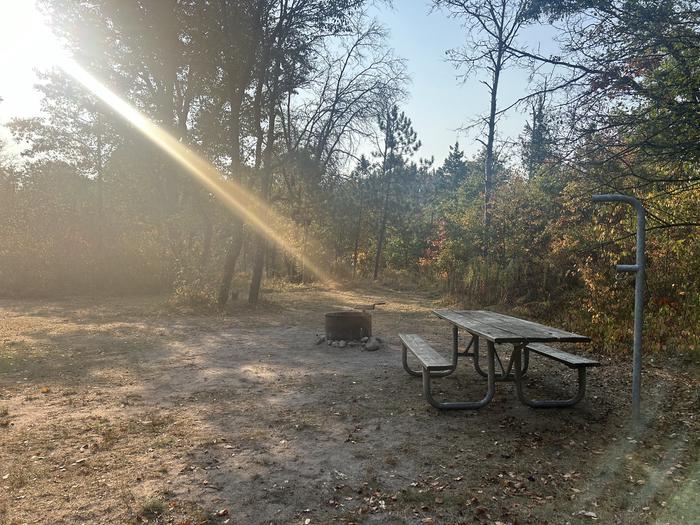 A photo of Site 2 of Loop Gabions at Gabions Campground with Picnic Table, Fire Pit, Lantern Pole