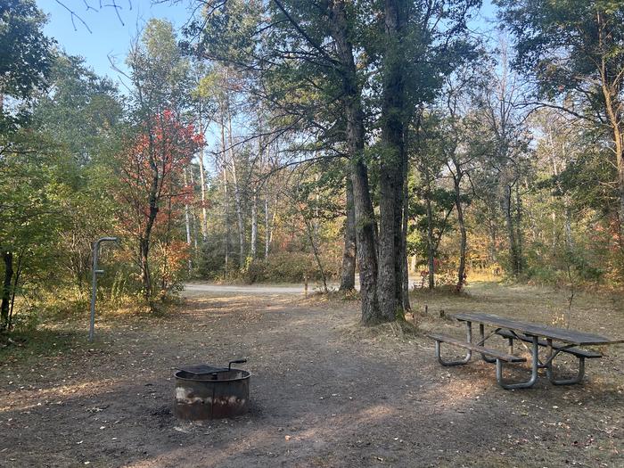 A photo of Site 3 of Loop Gabions at Gabions Campground with Picnic Table, Fire Pit, Lantern Pole