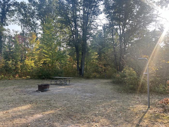 A photo of Site 4 of Loop Gabions at Gabions Campground with Picnic Table, Fire Pit, Lantern Pole