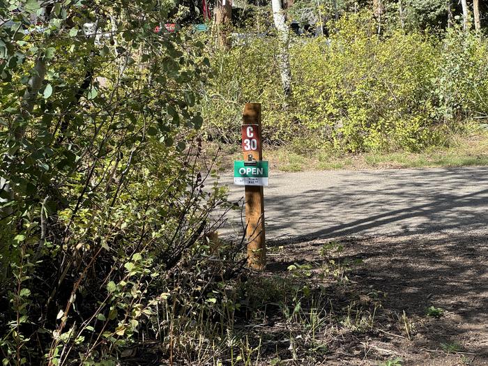 A photo of Site C30 of Loop C at PAYSON LAKES with No Amenities Shown