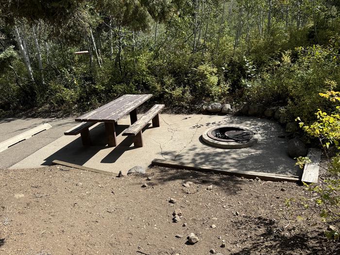 A photo of Site C30 of Loop C at PAYSON LAKES with Picnic Table, Fire Pit, Tent Pad