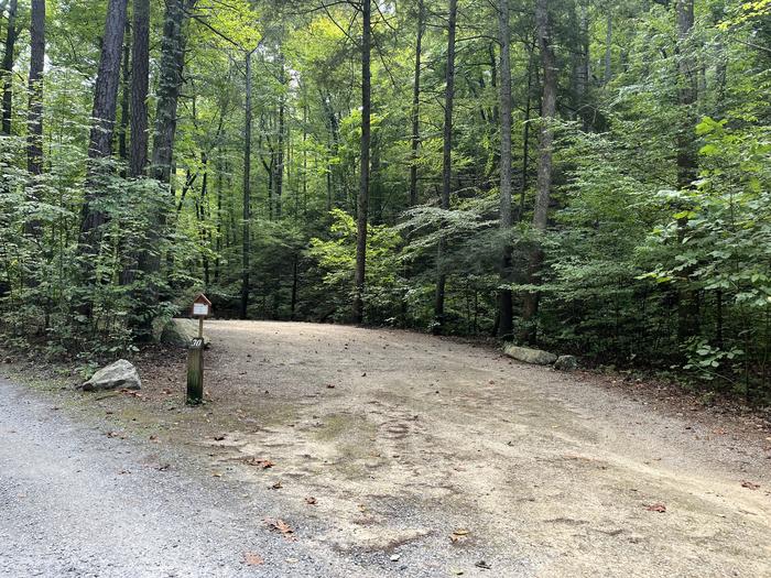 A photo of Site 030 of Loop B at CAVE MOUNTAIN LAKE FAMILY CAMP with Shade, Tent Pad