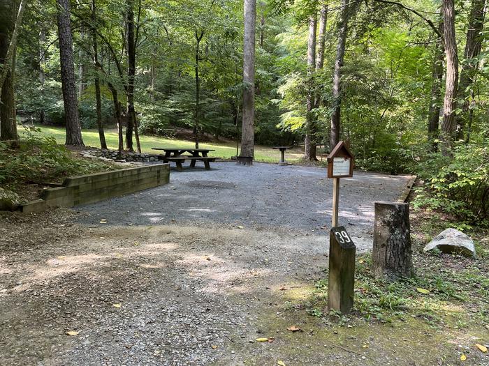 A photo of Site 039 of Loop B at CAVE MOUNTAIN LAKE FAMILY CAMP with No Amenities Shown