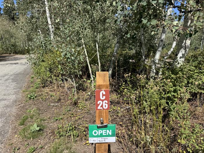 A photo of Site C26 of Loop C at PAYSON LAKES with No Amenities Shown