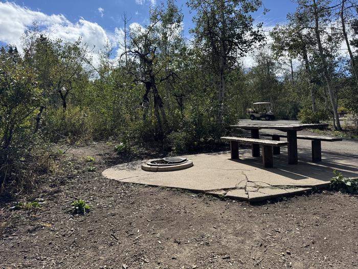 A photo of Site C26 of Loop C at PAYSON LAKES with Picnic Table, Fire Pit, Tent Pad