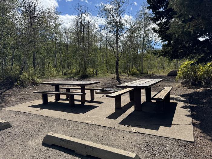 A photo of Site C27/28 of Loop C at PAYSON LAKES with Picnic Table, Fire Pit, Tent Pad