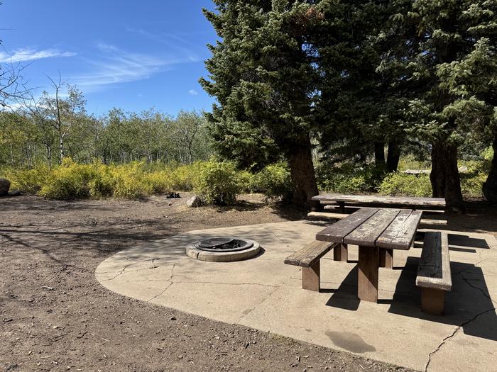 A photo of Site C27/28 of Loop C at PAYSON LAKES with Picnic Table, Fire Pit, Tent Pad