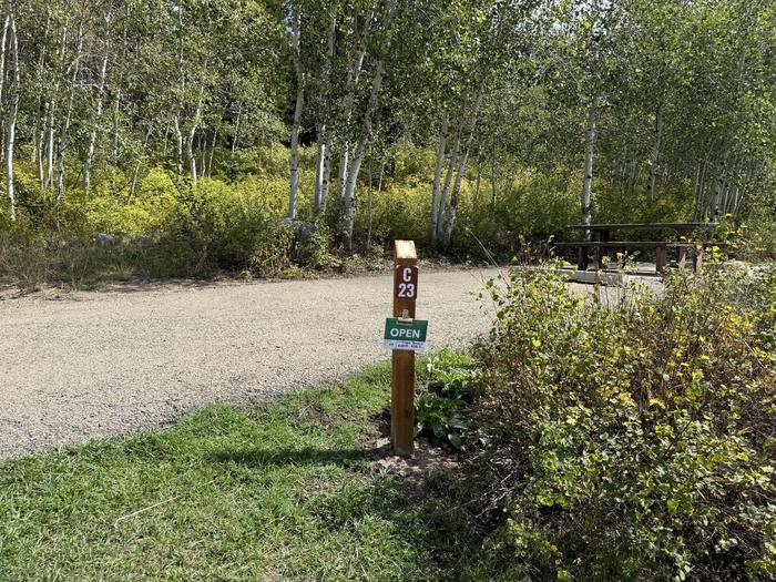 A photo of Site C23 of Loop C at PAYSON LAKES with No Amenities Shown