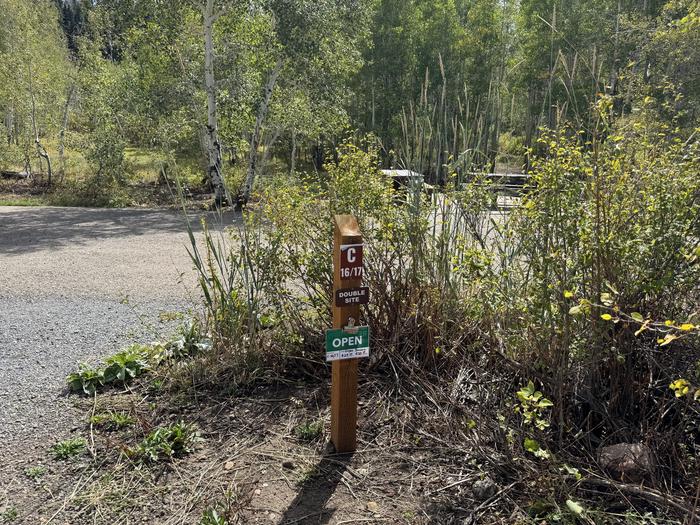 A photo of Site C16/17 of Loop C at PAYSON LAKES with No Amenities Shown