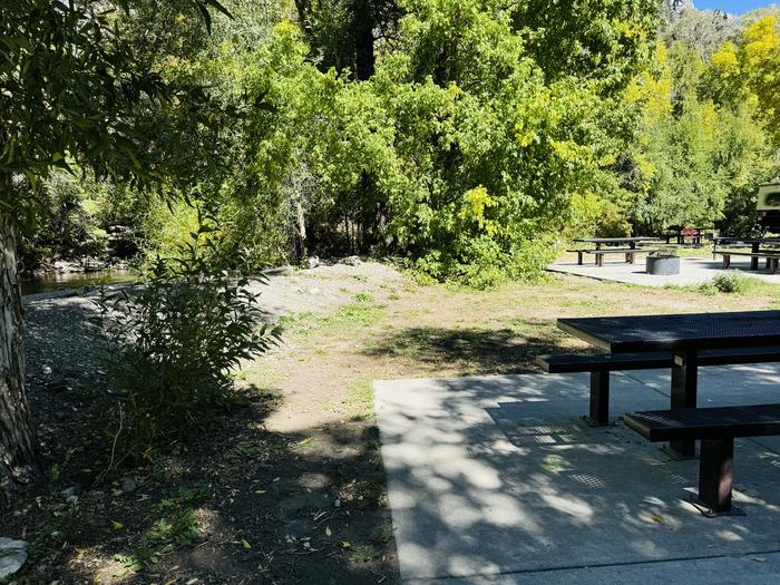 River and Picnic Table