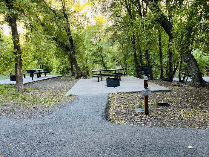 A photo of Site 014 of Loop LITT at LITTLE MILL with Picnic Table