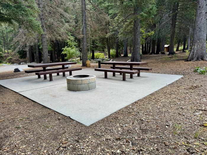 Tent Pad and Picnic Table