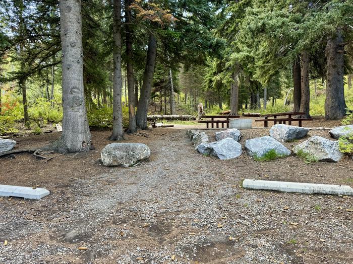 Parking Spur and Picnic Tables