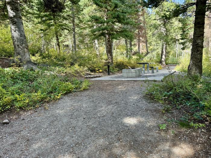 Tent Pad and Picnic Table