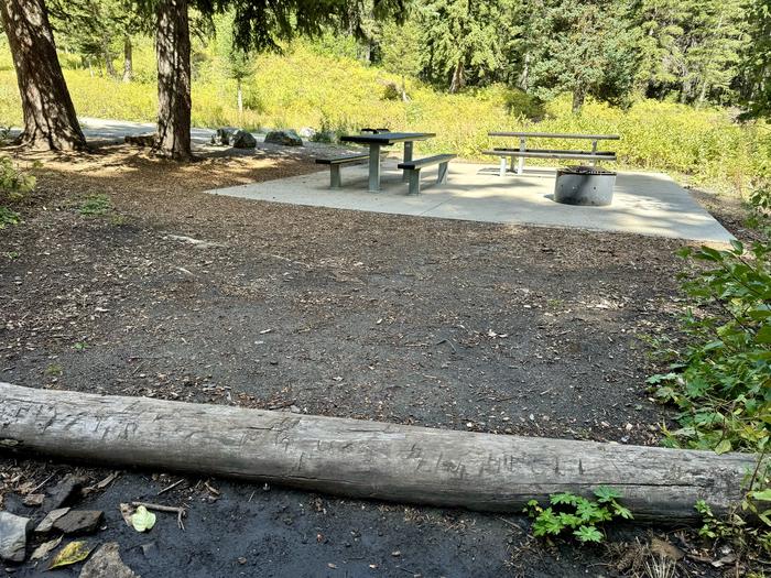 Tent Pad and Picnic Table